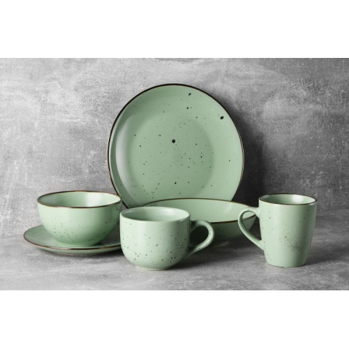 Столовий сервіз Ardesto Bagheria Pastel Green 17 предметів