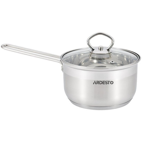 Ківш зі скляною кришкою Ardesto Gemini Lucca 16 см., 1.6 л.