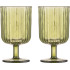 Набір келихів для вина Ardesto / 2х300 мл., зелений