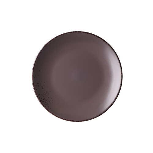 Тарілка обідня Ardesto Lucca 26 см., grey brown