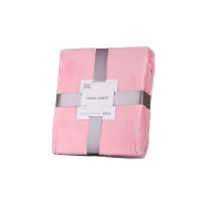 Плед Ardesto Flannel, рожевий, 200 х 220 см.