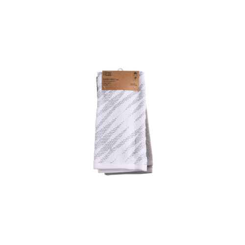 Набір махрових кухонних рушників Ardesto SuperSoft, сірий, 40 х 60 см. 2 шт.