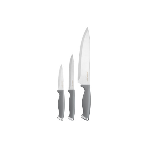 Набір ножів Ardesto Gemini Gourmet 3 предмети, сірий