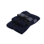 Набір махрових рушників Ardesto Holiday, індиго, 50 х 90 см, 70 х 140 см, 2 шт.
