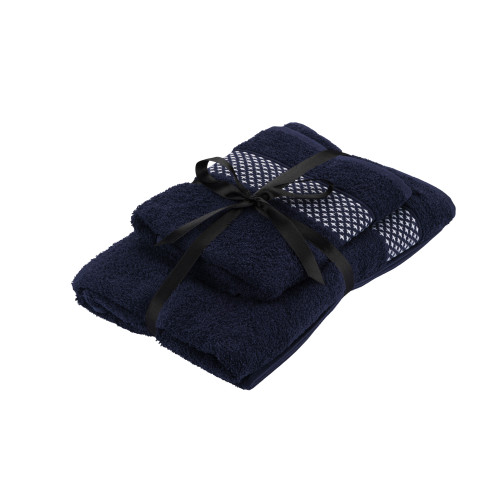 Набір махрових рушників Ardesto Holiday, індиго, 50 х 90 см, 70 х 140 см, 2 шт.