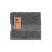 Рушник махровий Ardesto Benefit, сірий, 50 х 90 см.