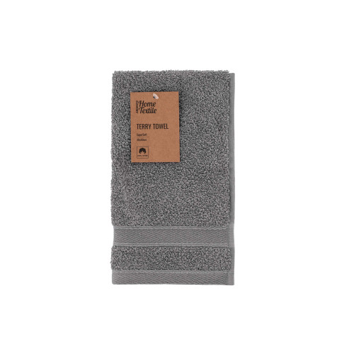 Рушник махровий Ardesto SuperSoft, сірий, 30 х 50 см. Рушник махровий Ardesto SuperSoft, сірий, 30 х 50 см.