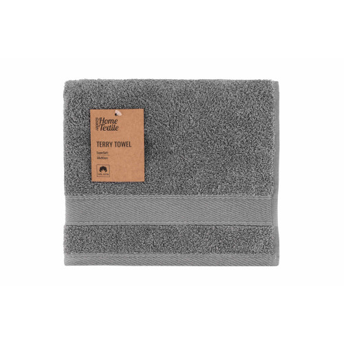 Рушник махровий Ardesto SuperSoft, сірий, 50 х 90 см.