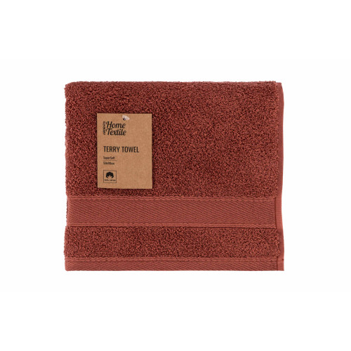 Рушник махровий Ardesto SuperSoft, теракота, 50 х 90 см.