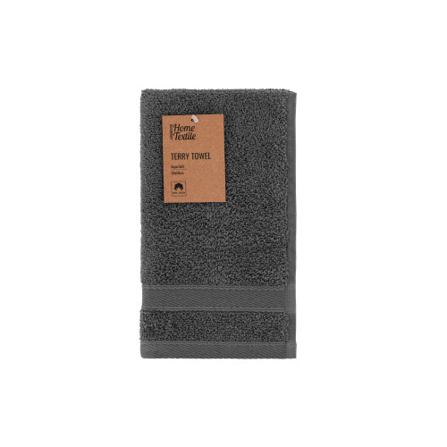 Рушник махровий Ardesto SuperSoft, графіт, 30 х 50 см.