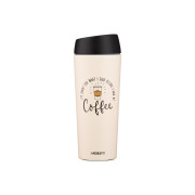 Термочашка Ardesto Coffee time 450 мл., бежевий