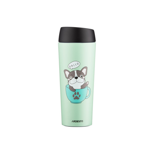 Термочашка Ardesto Coffee time Frenchie 450 мл., зелений