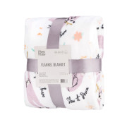 Плед Ardesto Flannel, лінивці, 160 х 200 см.