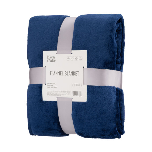 Плед Ardesto Flannel, синій, 160 х 200 см. Плед Ardesto Flannel, синій, 160 х 200 см.