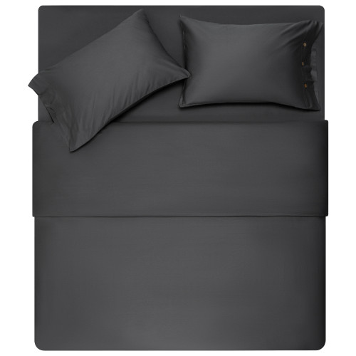 Простирадло на резинці Ardesto Mix&Match Premium,180 х 200 + 30 см., сірий