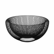 Кошик для фруктів та овочів Ardesto Midori, 25х25х12 см., чорний