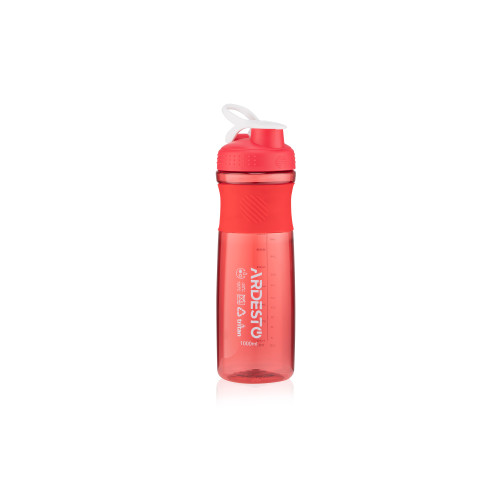 Пляшка для води Ardesto Smart Bottle 1 л., червоний
