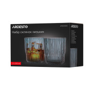 Набір низьких склянок Ardesto Graphite / 2х300 мл.