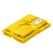 Набір махрових рушників Ardesto Essence, жовтий, 50 х 90 см, 70 х 140 см, 2 шт.