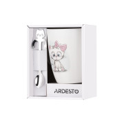 Чашка з ложкою Ardesto Cute 320 мл.