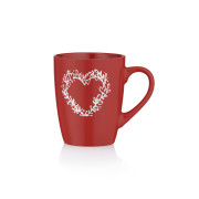 Чашка Ardesto Heart 320 мл., червоний