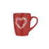 Чашка Ardesto Heart 320 мл., червоний