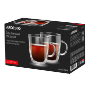 Набір чашок Ardesto з ручками 270 мл., 2 предмети