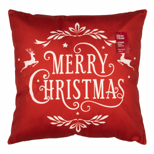 Подушка декоративна Ardesto Happy Holidays, червоний, 40 х 40 см. Подушка декоративна Ardesto Happy Holidays, червоний, 40 х 40 см.