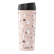 Термочашка Ardesto Coffee time Cats 450 мл., коричневий