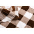 Плед Ardesto Flannel, беж клітинка, 160 х 200 см.
