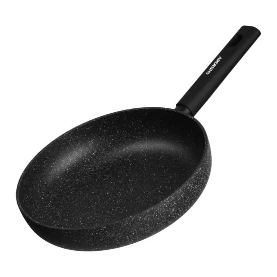 Сковорода глибока з кришкою Ardesto Black Mars Alcor 24 см