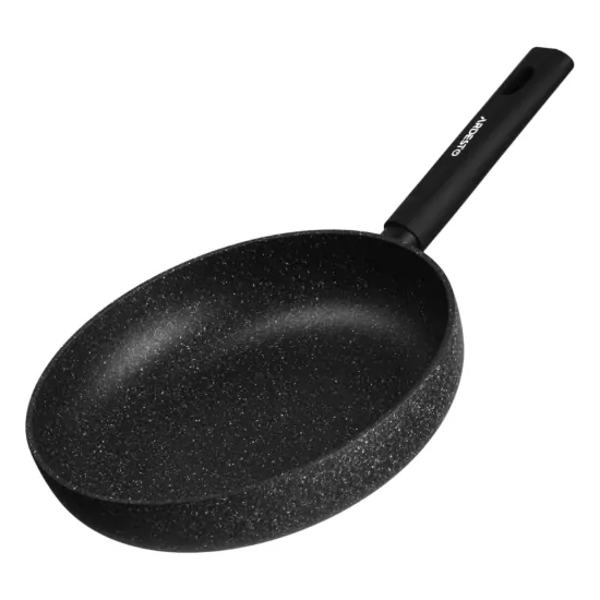Сковорода глибока з кришкою Ardesto Black Mars Alcor 26 см