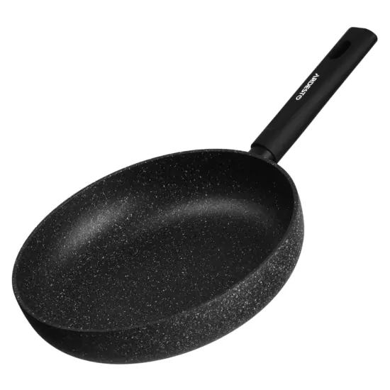 Сковорода глибока з кришкою Ardesto Black Mars Alcor 28 см