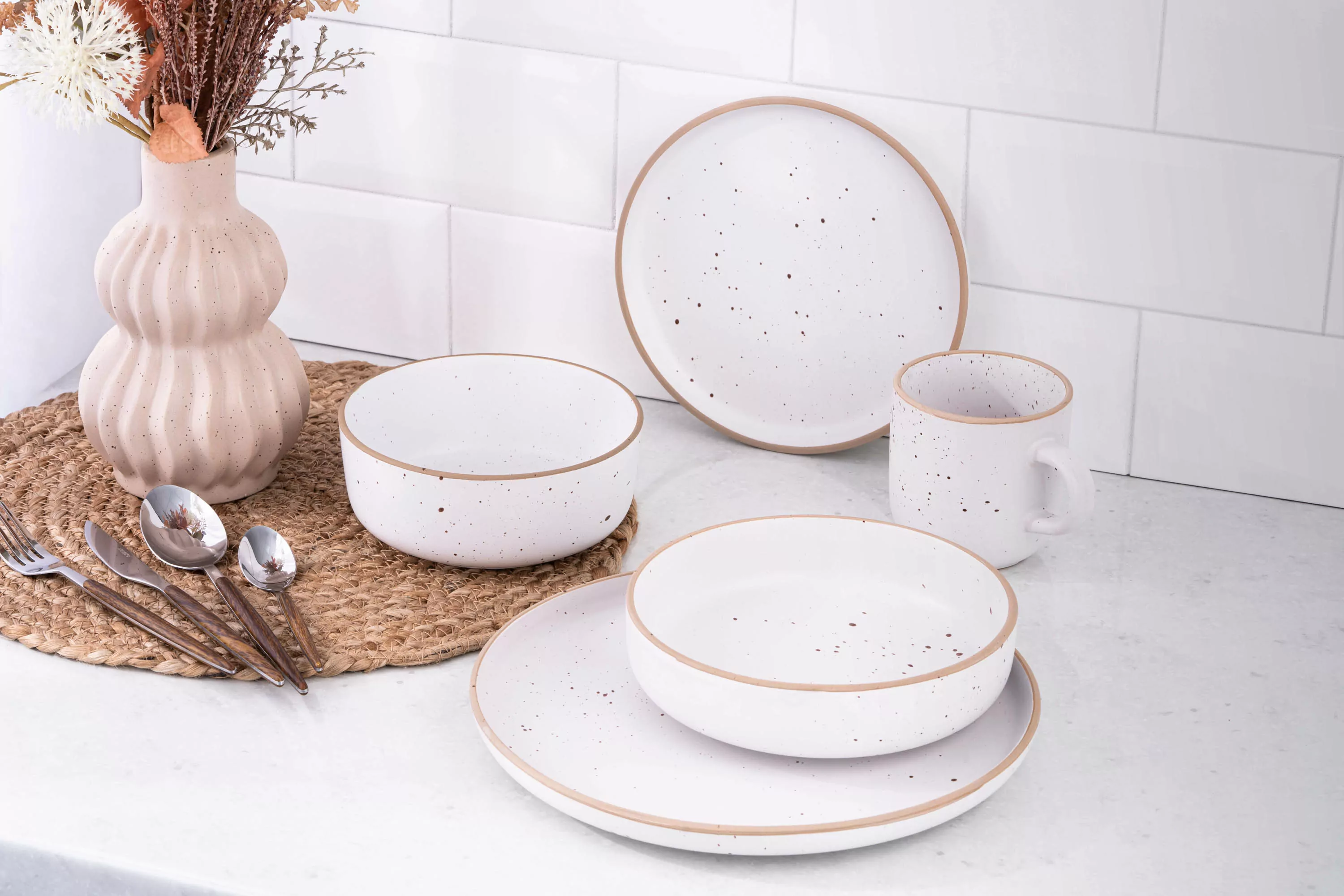 Столовий сервіз Ardesto Midori white 17 предметів