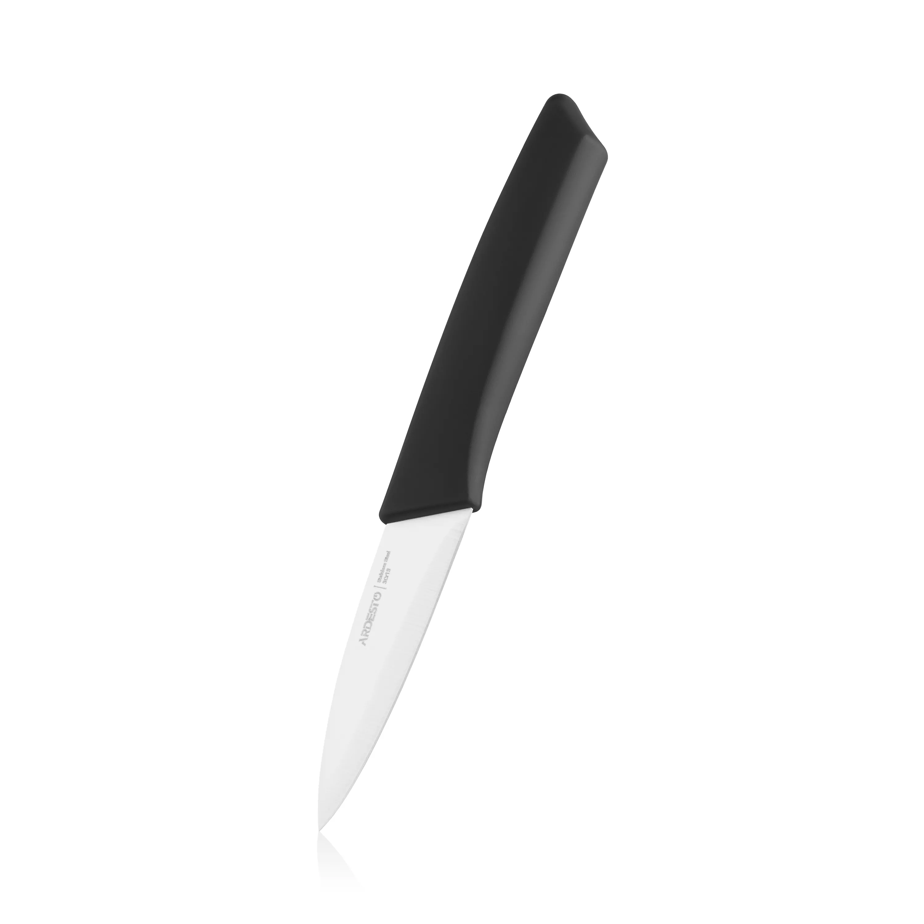 Кухонний ніж для овочів Ardesto Gemini Gourmet  9.5 см чорний