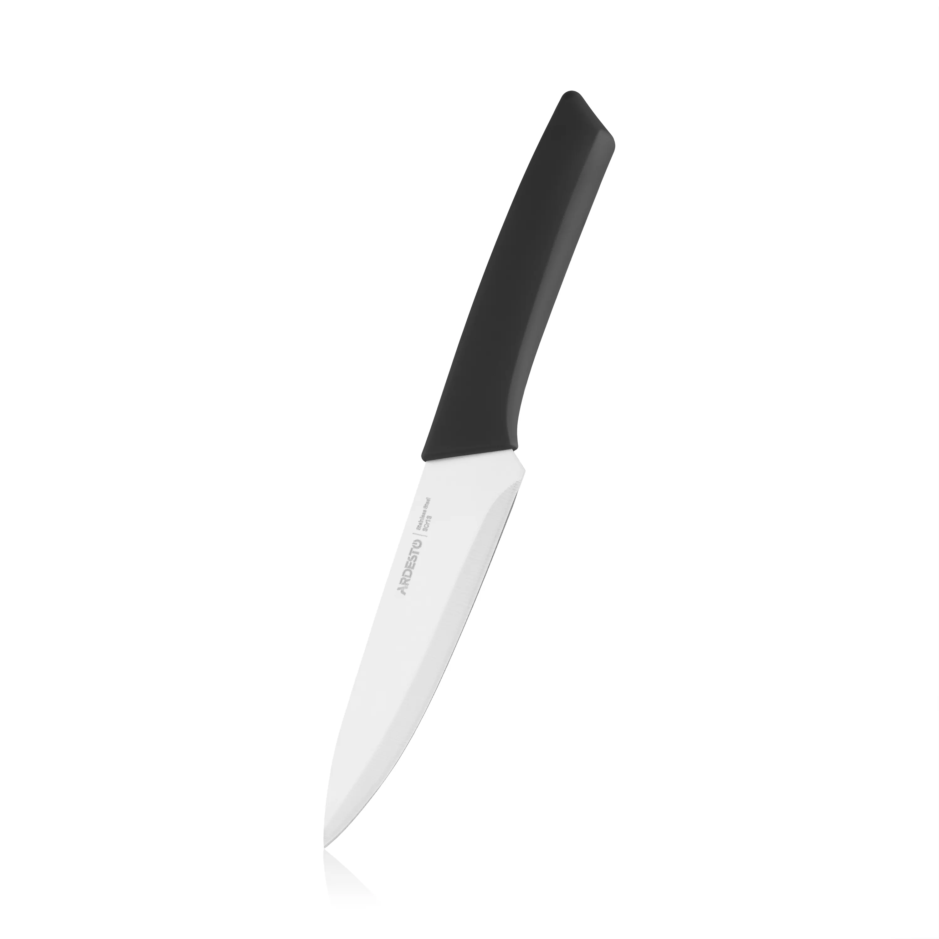 Кухонний ніж кухарський Ardesto Gemini Gourmet 15.5 см чорний