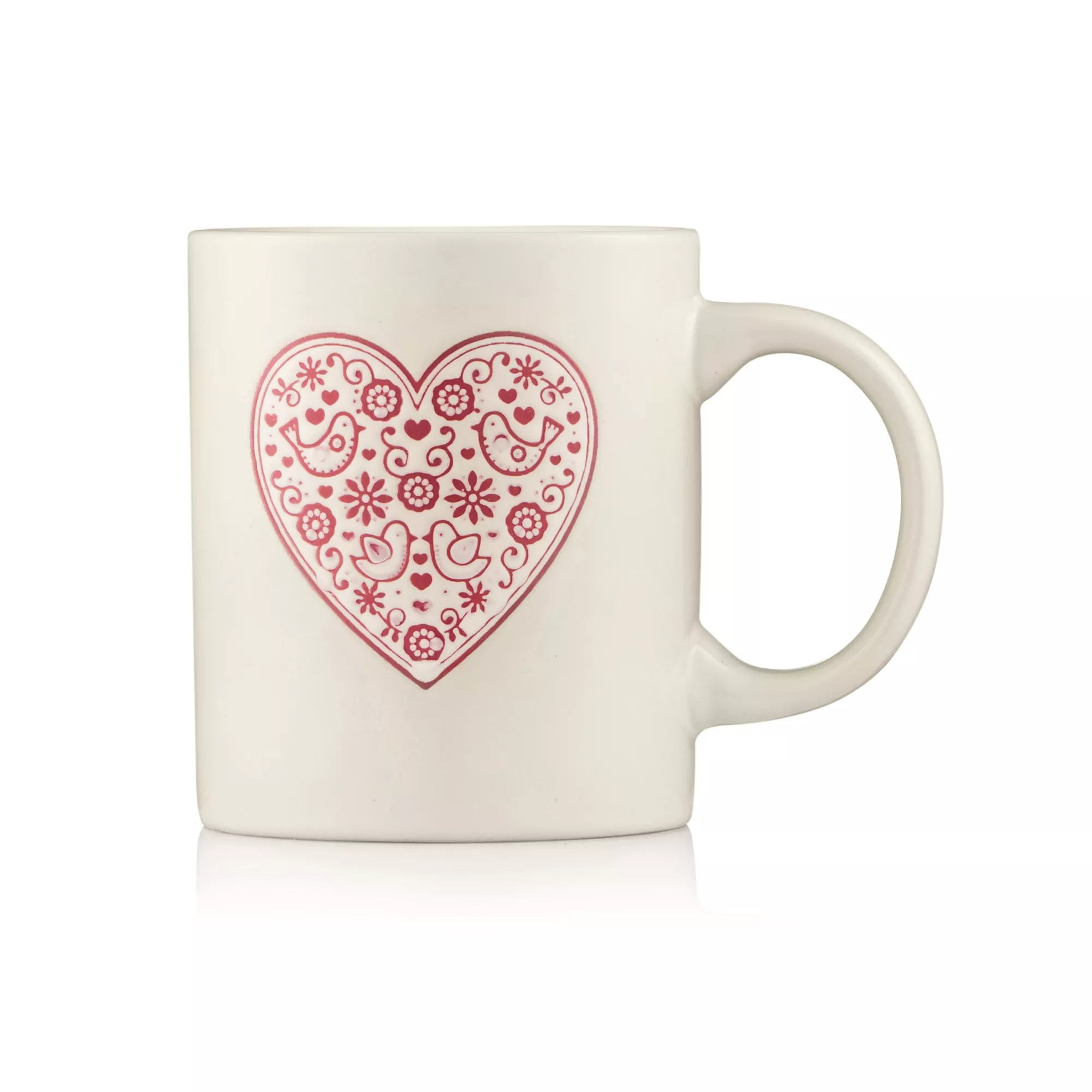Чашка Ardesto Heart 320 мл білий