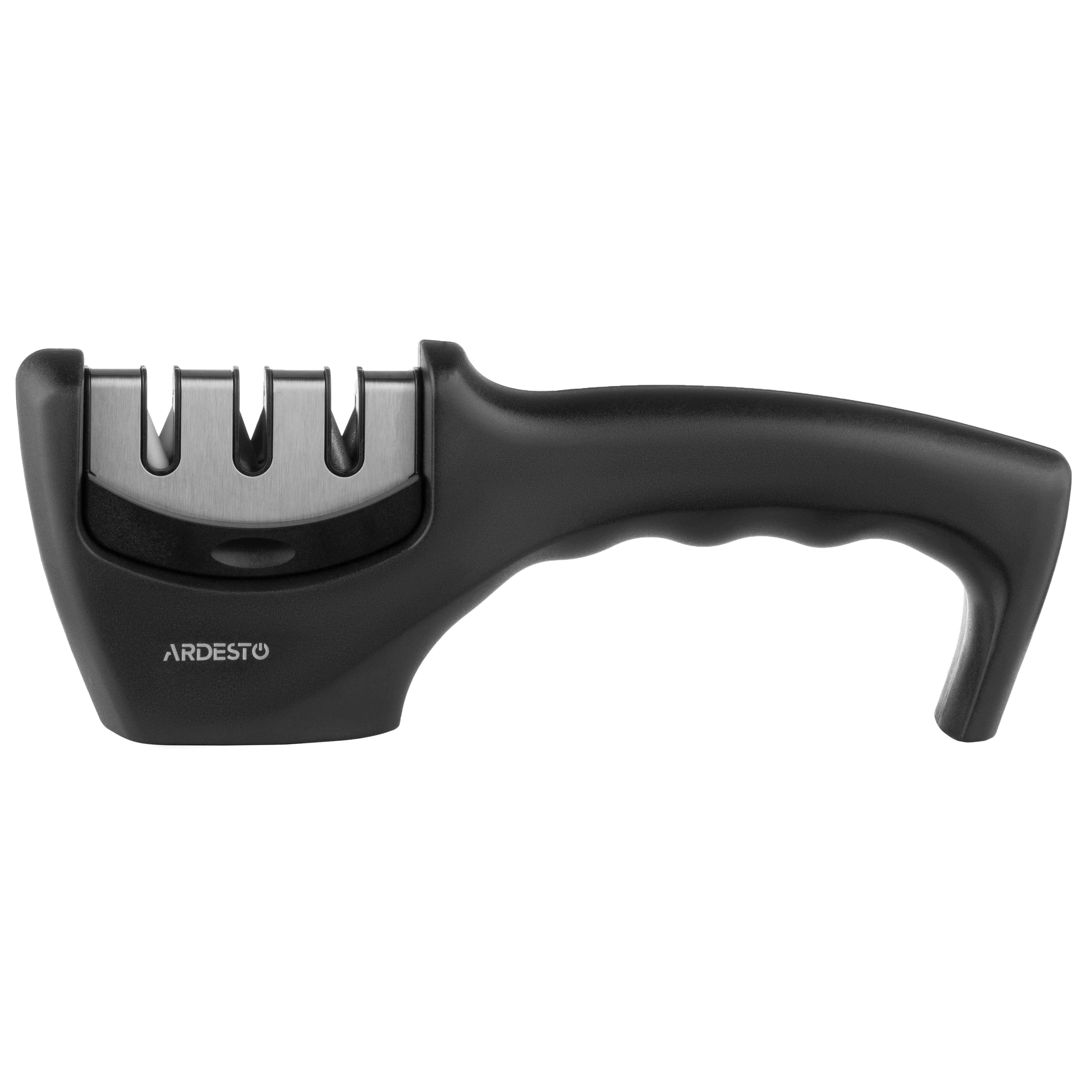 Точило для ножів Ardesto Gemini 20.5 x 5.5 x 7.5 см чорний